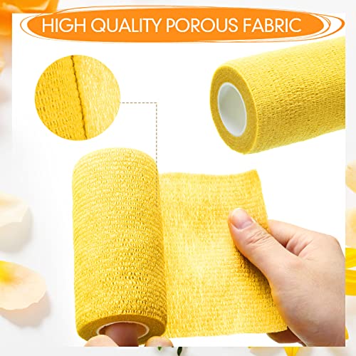 Newwiee 45 Rolls 4 in x 5 yd Cohesive Bandage Wrap, Self Adherent Tape