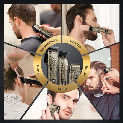 BESTBOMG® Hair Clippers for Men, Clipper, Trimmer & Shaver Set, BS-808DR - color: Bronze