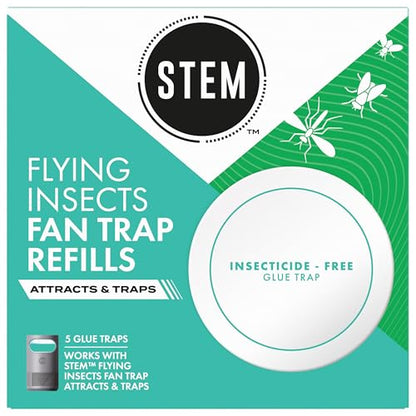 STEM Flying Insect Fan Trap Glue Reﬁll Pads, 5 Count - size: 5 Count