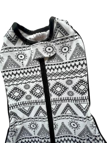 Woombie Grow with Me Baby Swaddle - Convertible Self-Soothing Swaddle Fits Babies 0-18 Months - Expands to Hands-Free, Legs-Out Wearable Blanket - Tribal - color: Tribal, style: Grow With Me
