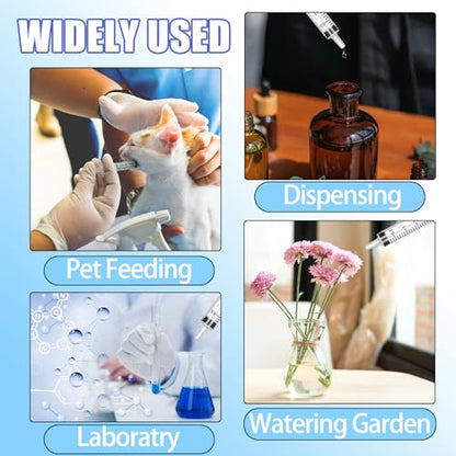 50pcs 3ml Syringes with Caps - size: 3ml-50pcs