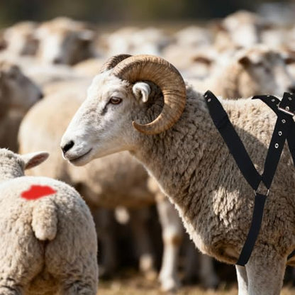 Ram Breeding Marking Harness for Sheep&Goat with Mating Crayon Block Marker