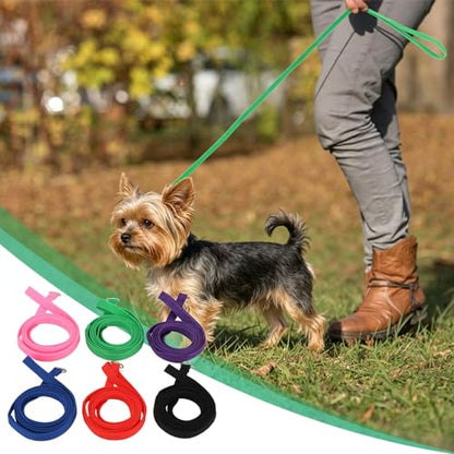 Hypeety Bulk Pack Slip Dog Leash Small Dog Pet Kennel Grooming Lead, 6pcs - color: 6pcs