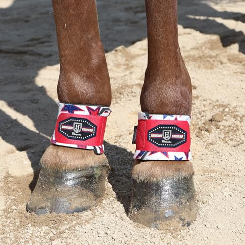 Harrison Howard Pastern Wraps for Horse Sold in Pairs Star - color: Star