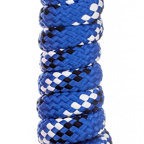 Equinavia Iris Soft 8' Lead Rope with Snap Buckle - Royal Blue/White/Black - One Size - color: Royal Blue/White/Black