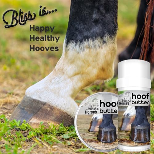 The Blissful Horses Hoof Butter All Natural Support for Your Horse's Hooves, 4-Ounce - size: 4-Ounce