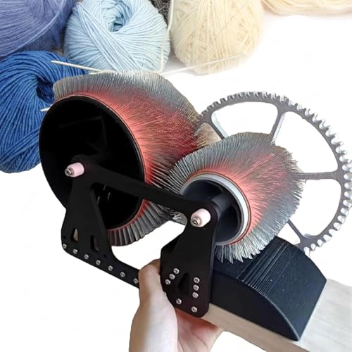 Wool Fiber Drum Carding Machine Manual Wool Combing Machine Sheep Fleece Drum Carder Fast Color Mixing Combing Spinning DIY Craft Make Felt Animals Handmade Enthusiasts