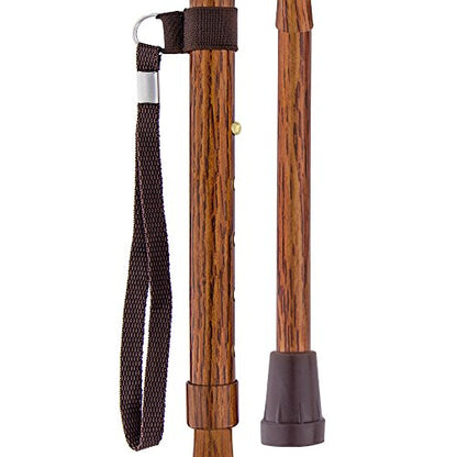 Royal RC Canes Walking Sticks for Men and Women - Stylish Designer Fashionable Adjustable Derby Canes - Lightweight Aluminum Cool Walking Sticks with HD Patterns - color: Brown Wood