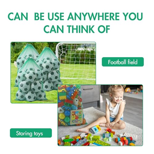 Berlune 30 Pack Large Mesh Laundry Bags - color: Green