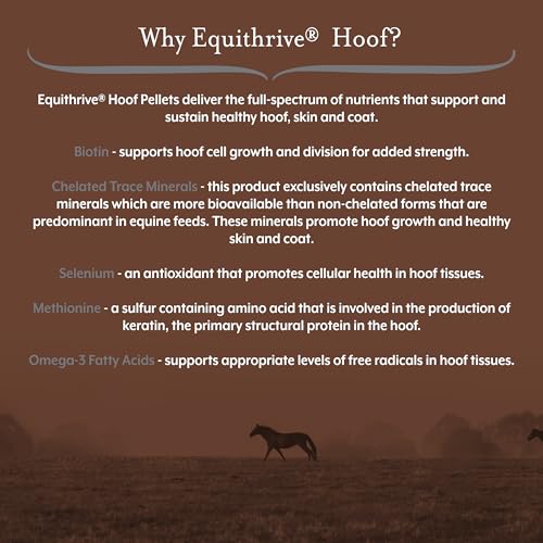 Equithrive Hoof Care Pellets Horse Supplement, 3.3 lbs - size: 3.3 lbs