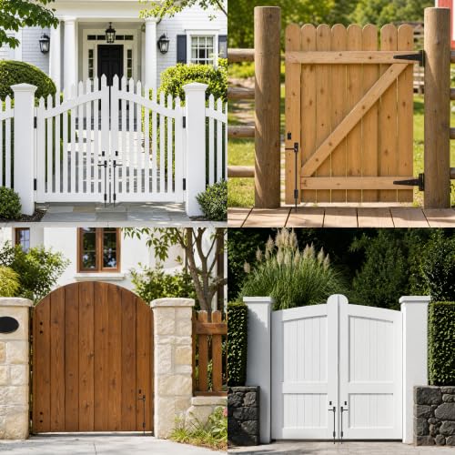 18" Heavy Duty Cane Bolt Gate Drop Rod Extra Thick Ground Latch 1 Pack - color: 18 Inch