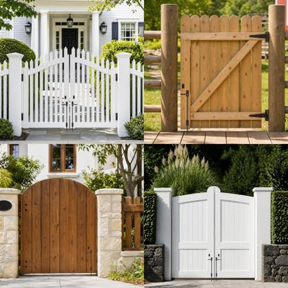 18" Heavy Duty Cane Bolt Gate Drop Rod Extra Thick Ground Latch 1 Pack - color: 18 Inch