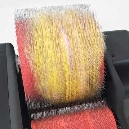 Electric Wool Carding Machine,Wool Fiber Drum Carding Machine with Brush & Awl,Adjustable Combing Speed,Automatically Clean Residual Wool,Fast Color Mixing, Combing, Spinning,for DIY Craft Make Felt.
