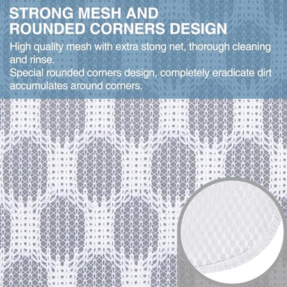 3 pcs Durable Honeycomb Mesh Laundry Bags for Delicates 3 Large (16" x 19") - size: 3 Large