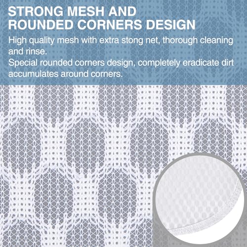 3 pcs Durable Honeycomb Mesh Laundry Bags for Delicates 16" x 19" (2 Large) 12" x 15" (1 Medium) - size: 2 Large X 1 Medium