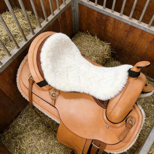 Saddle Cushion, Plush Saddle Cushion, Helps with Stability and Cushioning During Equestrian Riding