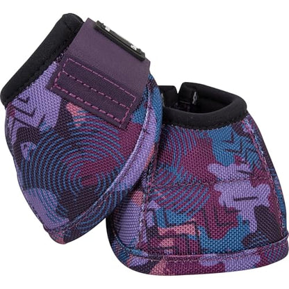 Classic Equine Dyno Turn Bell Boots - color: Purple Camo, size: Large