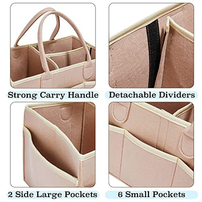 Pet Grooming Tote Bag, Dog Grooming Supplies Organizer Bag, Dog Grooming Bag for Travel Outdoor(BAG ONLY) (Khaki) - color: Khaki