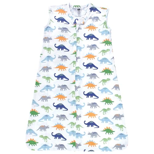 Hudson Baby Unisex BabyCotton Sleeveless Wearable Sleeping Bag, Sack, Blanket - color: Blue Dinosaurs, size: 0-6 Months