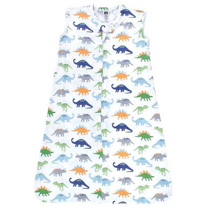 Hudson Baby Unisex BabyCotton Sleeveless Wearable Sleeping Bag, Sack, Blanket - color: Blue Dinosaurs, size: 0-6 Months
