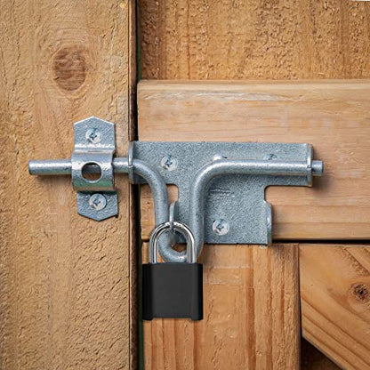 National Hardware N262-147 V1134 Sliding Bolt Door and Gate Latch in Galvanized,0