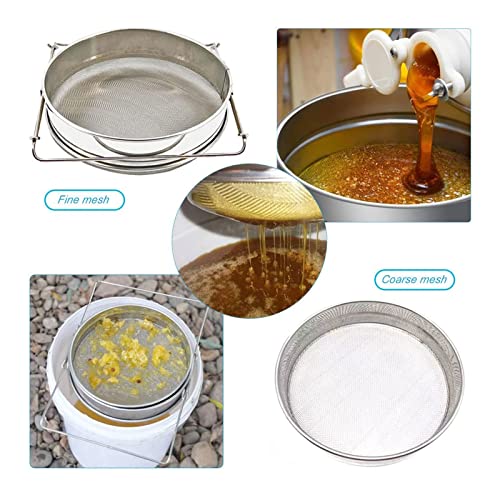 Honey Strainer for 5 Gallon Bucket with Up to 16.5 inches Extendable Arms