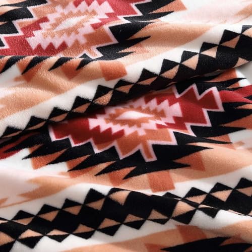 Wrangler - Soft Plush Throw Blanket for Bed & Couch, 50x70 - color: Plains Creek Pink, size: 50" x 70"
