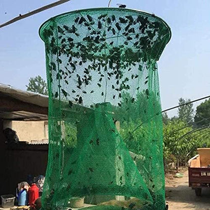 8 Pack Ranch Fly Trap, 2026 New Hanging Fly Catcher, The Most Effective Trap Ever Made with Pots, Cage Catcher for Indoor and Outdoor, Family Farms, Park, Restaurants
