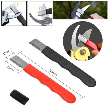 4 Pack Pruning Shears Blade Sharpener Mini Portable Quick Edge Sharpening Carbide Knife Sharpeners for Garden Tool Trimming Knives Cutter Scissor Axe Clipper Pruners Kitchen Garage Outdoor