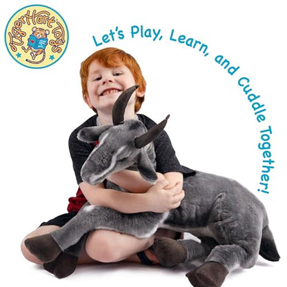 TigerHart Samuel The Pygmy Goat - 27 Inch Stuffed Animal Plush
