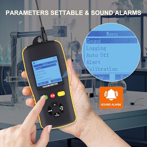 Tzone Wet Bulb Thermometer Dew Point Meter Temperature Humidity Data Logger