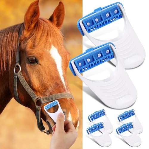 6 Pcs Horse Clippers Grooming Razor Disposable Grooming Razor Fit for Horse and Pet, White