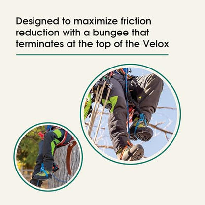 Weaver Arborist HAAS Velox Rope Ascender with Nylon Foot Sling for Climbing
