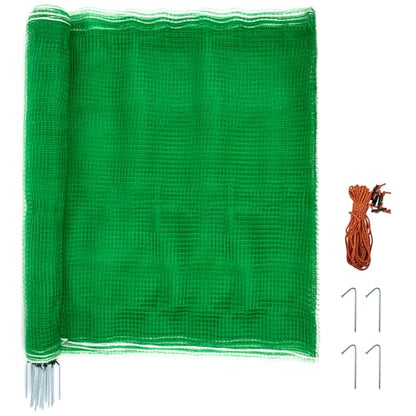 Temporary Fence with Posts 4' x 100' for for Dogs Outdoor Backyard - size: 4' x 100'