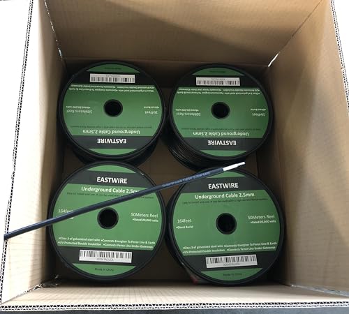 2.5mm 164ft Electric Fence Double Insulated Wire Underground - size: 50meters/164ft, style: 2.5mm