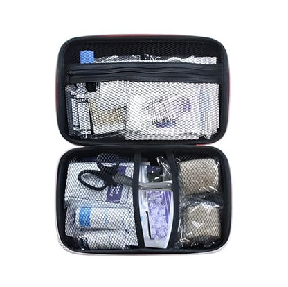 PAWSPLAY Pet First Aid Kit for Dogs & Cats, 101-Piece Emergency Kit with Bandages, Wound Care, Tick Remover, Nail Clipper, Portable Waterproof Travel Kit for Hiking, Camping, Car & Home Safety