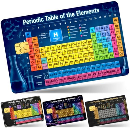 4PCS Periodic Table of Elements Credit Card Skin, Debit Cards Cover Decal - color: Periodic Table of Elements