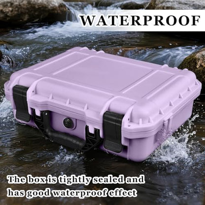 Relaxweex 8.5 x 6.5 x 3.7 Inch Hard Case, Grid Shell, Purple - color: Purple, size: 8.5 x 6.5 x 3.7 Inch, style: Grid Shell