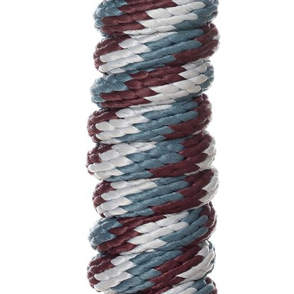 Equinavia Stella 8' Lead Rope with Snap Buckle - Wine Red/Mirage Blue/Silver Sconce Gray - One Size - color: Wine Red/Mirage Blue/Silver Sconce Gray