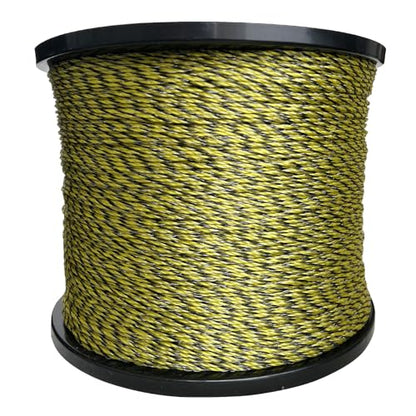 Portable Electric Fence Polywire 5050ft 1540m 6 Steel Strands - size: 5050Ft/1540M