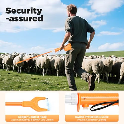 Cattle Prod, Waterproof Electric Livestock Prod, 26in Animal Prod for Farm Ranch Herding and Livestock Management, Livestock Shock Stick