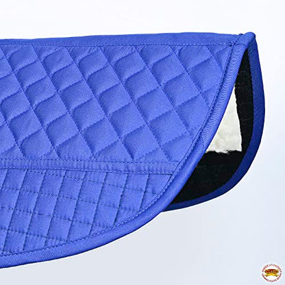 HILASON Western All Purpose Horse English Saddle Pad | All-Purpose - color: Royal Blue