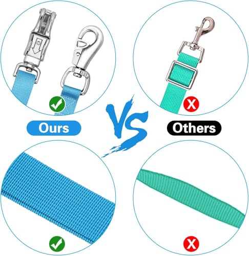 Cross Ties for Horse, Heavy Duty Nylon Horse Trailer Tie - color: Blue
