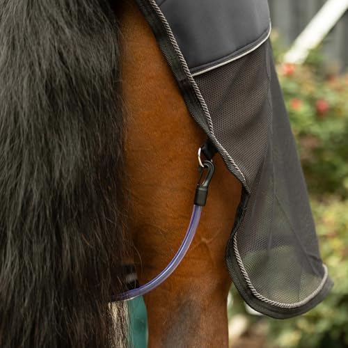 Equinavia Sommer Stable Sheet with NordicAir™ Tech - Black/Grey - 82 in - color: Black, size: 82 in