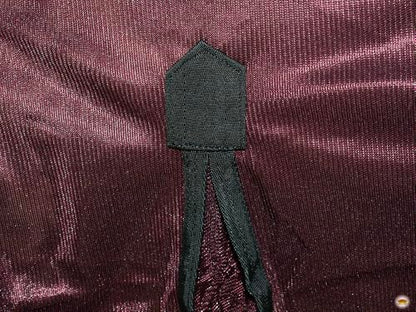HILASON Horse Fly Sheet Breathable Mesh UV Protection Mosquito Bug Summer - color: Wine, size: 66 In