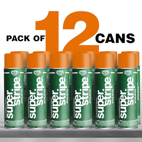 Fox Valley Athletic Field Striping Paint 18 oz Pack of 12, Orange - color: Athletic Hot Orange