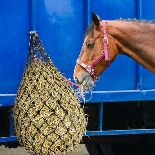 2Pcs Hay Nets for Horses, 40"Heavy Slow Feed Hay Nets for Horses Goat Sheep