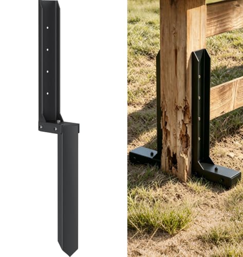 Fence Post Repair Kit, Quick Fix Leaning for 4x4/ 6x6 Wood Posts (1-Pack)