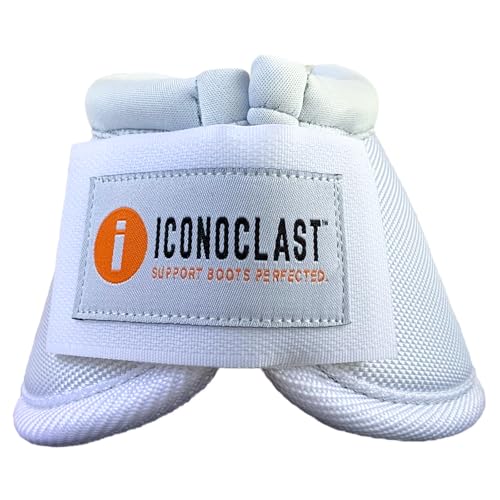 Iconoclast Horse Bell Boots Black XL - color: Black, size: XL