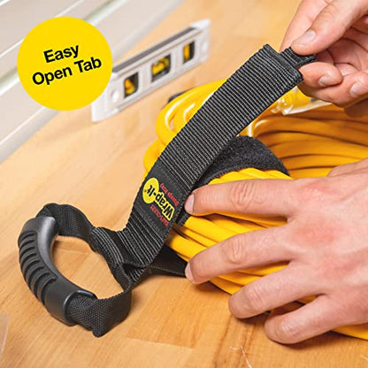 Easy-Carry Wrap-It Storage Straps - 22" (2-Pack) - color: Black, size: 22" (2 Pack)